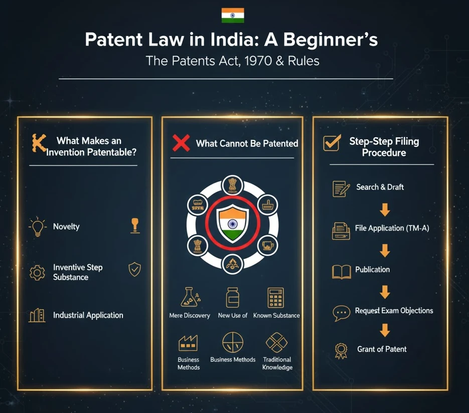 Patent Law in India: A Beginner’s Guide