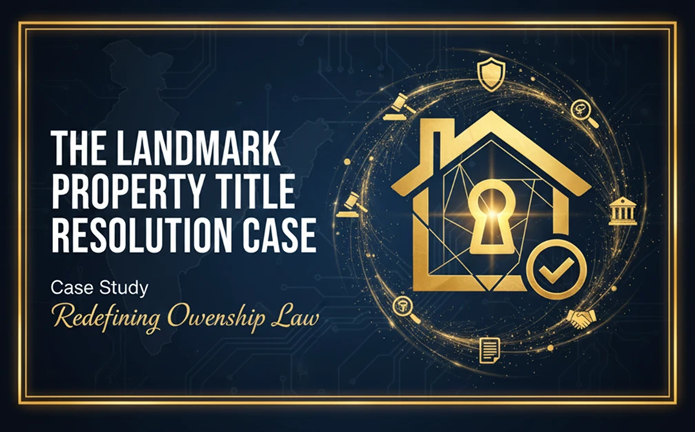 The Landmark Property Title Resolution Case
