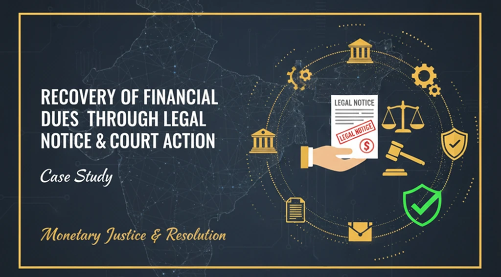 Recovery of Financial Dues Through Legal Notice & Court Action